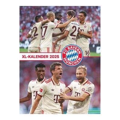 Kalender 2025 -FC Bayern München 2025- 48 x 64cm