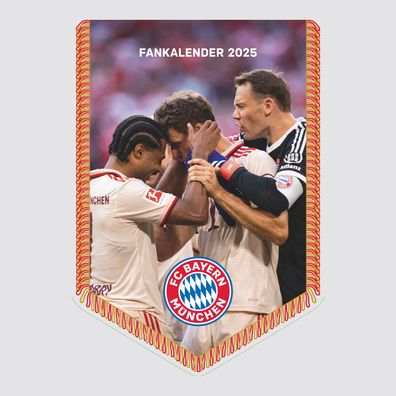 Kalender 2025 -FC Bayern München Mini-Bannerkalender 2025- 21 x 29,7cm