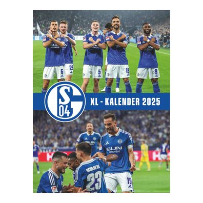 Kalender 2025 -FC Schalke 04 2025- 48 x 64cm