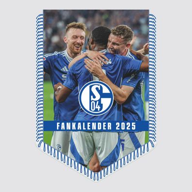 Kalender 2025 -FC Schalke 04 Bannerkalender 2025- 29,7 x 42cm