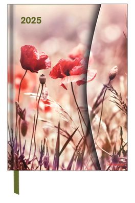 Kalender 2025 -Flowers Magneto Diary 2025- 16 x 22cm