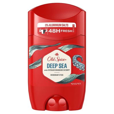 Old Spice Deep Sea Deo Stick Für Herren 50 Ml, 48 H Frische, 0 % Aluminiumsalze