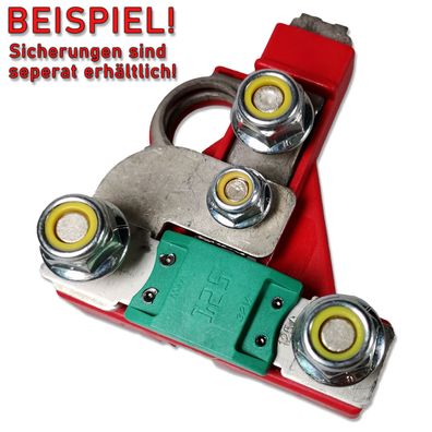 MTA Batteriepolklemme CBA X73 positiv mit MegaVAL Sicherungshalter rot