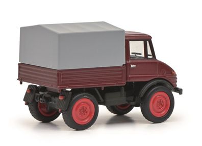 Schuco 452660900 - Unimog U406 rot, 1:87 - Modellauto