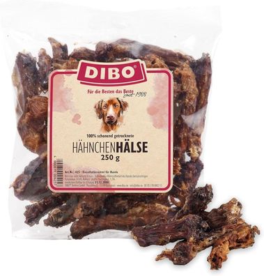 Hähnchenhälse 250g Beutel Naturkau Snack Hunde Leckerli ohne Chemie hochwertig