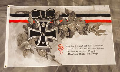 Fahne Flagge Deutsches Reich - Deutschland - Heimat der Treue - 90 x 150 cm