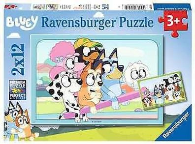 Spaß mit Bluey - Puzzle - 2 x 12 Teile