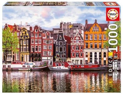 Educa Puzzle 9218458 - Dancing houses - 1000 Teile Puzzle