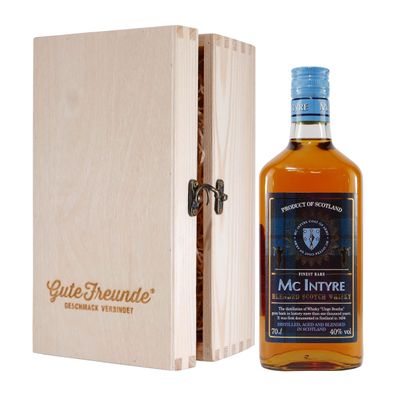 Mc Intyre Blended Scotch Whisky mit Geschenk-Holzkiste