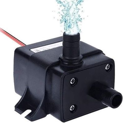 Springbrunnenpumpe Aquariumpumpe 240L/ H 4.8W Mini Wasserpumpe 12V Retoo