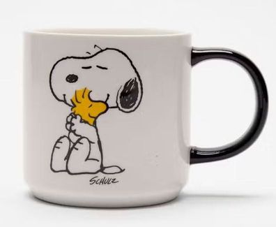 Peanuts Snoopy Tasse: Snoopy + Woodstock: Love - Porzellan Tasse 330 ML