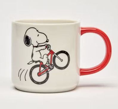 Peanuts Snoopy Tasse: Born to Ride - Porzellan Tasse 330 ML