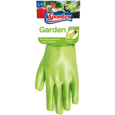 Spontex Handschuh Special Typ 2 Garden Größe L mit Nitrilbeschichtung