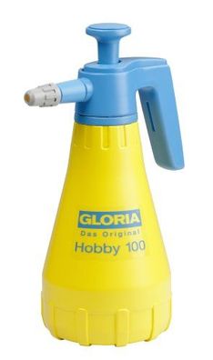 Gloria Drucksprüher Handdrucksprüher Hobby 100 mit Messingdüseneinsatz, gelb