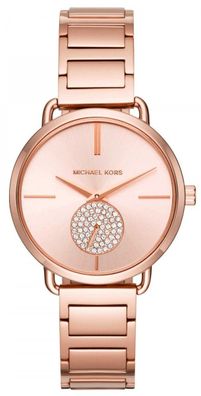 Michael Kors Portia MK3640 Rose Gold Damenuhr 37mm NEU