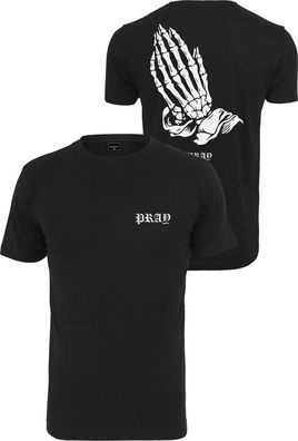 Mister Tee T-Shirt Pray Skeleton Hands Tee