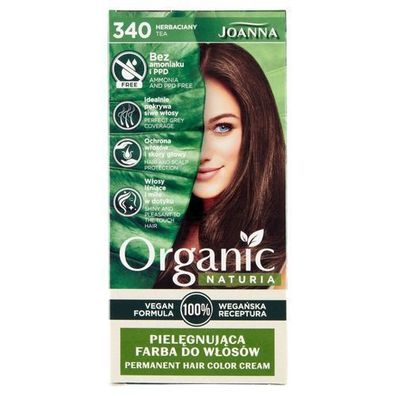 Joanna Naturia Bio-Haarfarbe 340 Grén - 100 ml - Dermatologisch getestet fér natérlic