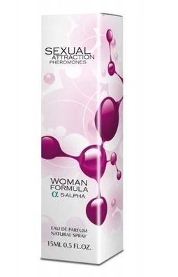 Sexuelle Anziehungskraft Pheromone für Frauen 5-Alpha Formel 15ml Eau de Parfum