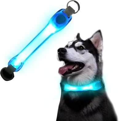 LED Hundehalsband Leuchthalsband Blinklicht Sicherheits Leuchtband Hunde Katzen