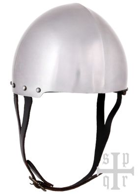 Mittelalterliche Hirnhaube, Schaukampfhelm, 2 mm Stahl