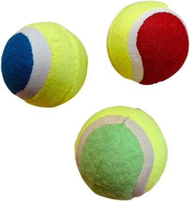 Hundespielzeug - Tennisball für Hunde, Gummiball mit 6,3cm Durchmesser (Gr. 6,3cm)