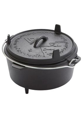 Dutch Oven 4l, Gusseiserner Topf 25 cm