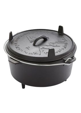 Dutch Oven 7l, Gusseiserner Topf 30 cm