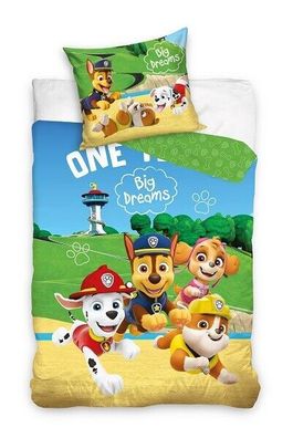 Paw Patrol - Bettwäsche 135x200 + 80x80 cm (Gr. Standard)