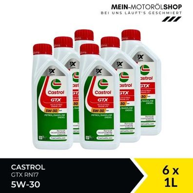 Castrol GTX 5W-30 RN17 6x1 Liter