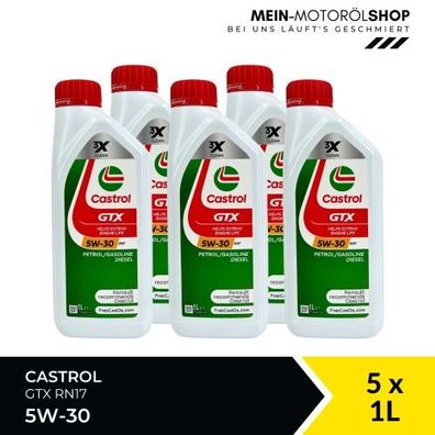 Castrol GTX 5W-30 RN17 5x1 Liter