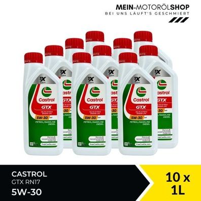 Castrol GTX 5W-30 RN17 10x1 Liter