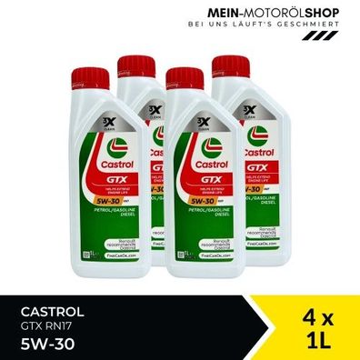 Castrol GTX 5W-30 RN17 4x1 Liter