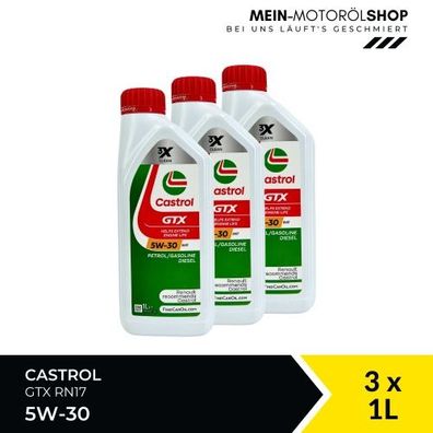 Castrol GTX 5W-30 RN17 3x1 Liter