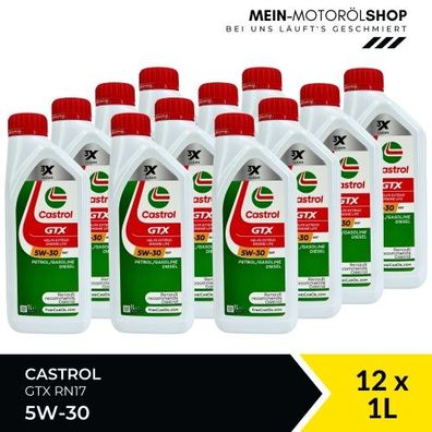 Castrol GTX 5W-30 RN17 12x1 Liter