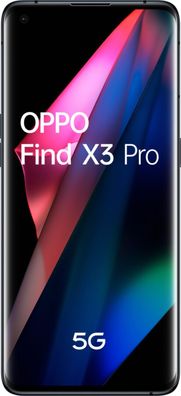 Oppo Find X3 Pro 5G 256GB Dual-SIM Gloss Black - Guter Zustand DE Händler