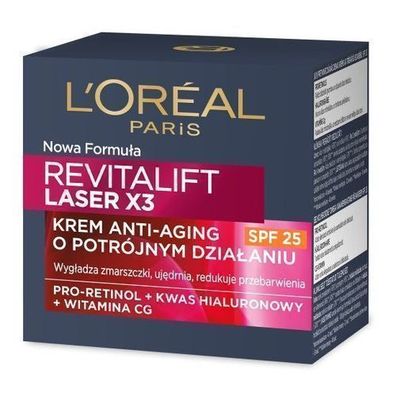 L'Oreal Revitalift Laser X3 Tagescreme SPF20 50ml