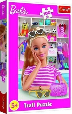 Trefl Puzzle Barbie 100 Teile, Hochwertig, 2023