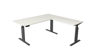 Kerkmann Schreibtisch Sitz- / /tehtisch Move 3 elegantt 180x180x72-120 cm mit Anbau