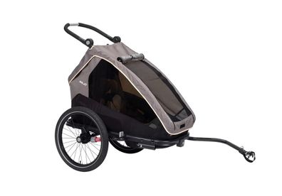 XLC Fahrradkinderanhänger MONO S BS-C09 20 Zoll Anhänger & Kinderwagen Federung