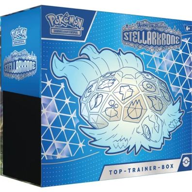 Pokemon Karmesin & Purpur Stellarkrone Top Trainer Box - 9 Booster Packs Deutsch