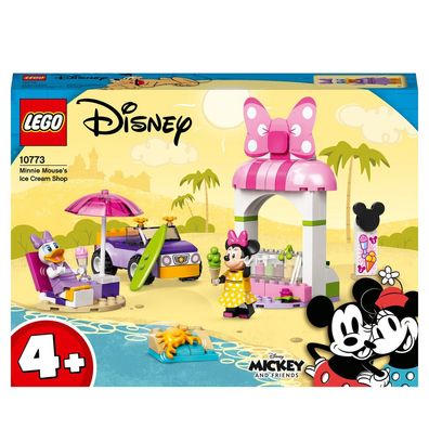 LEGO® Konstruktions-Spielset Mickey and Friends 10773 Minnie Mouse's Eisdiele, (100 S