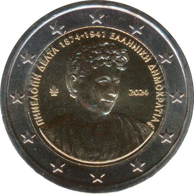 Griechenland 2 Euro 2024 - Penelope Delta