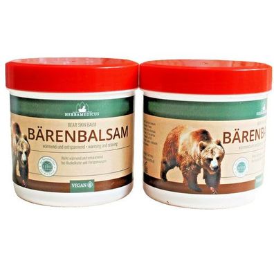 2 St. Herbamedicus Bärenbalsam 250 ml wärmend & entspannend Arnika Kamille