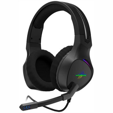 uRage Gaming USB 7.1 Headset Kopfhörer mit Mikrofon + Fernbedienung PC Notebook