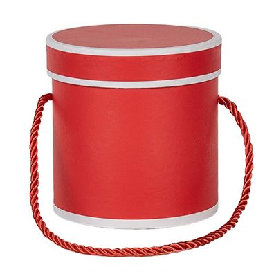 Clayre & Eef Geschenkbox Ø 12x12 cm Rot Karton (Gr. Ø 12x12 cm)