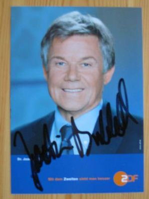 ZDF Fernsehmoderator Die Knoff-Hoff-Show Dr. Joachim Bublath - Autogramm!!!