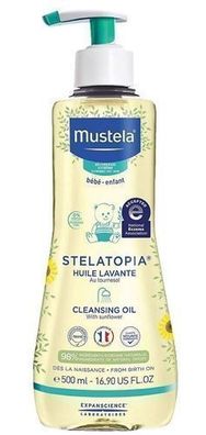 Mustela Stelatopia Reinigendes Badeöl fér Babys, 500 ml