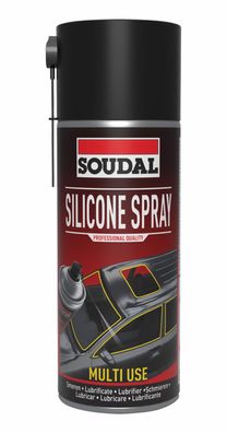 Silikonspray Soudal 400 ml - transparent