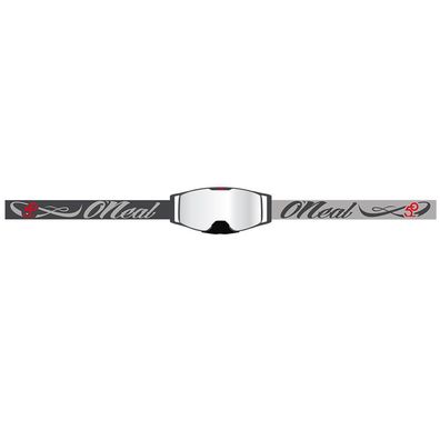 O'NEAL Bike Goggles B-30 Hexx Black/White - Silver Mirror