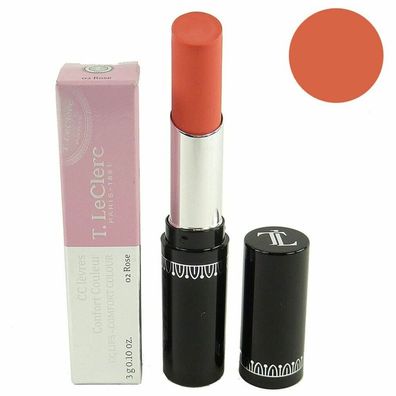 T leclerc Leclerc Barra Labios Cc 02 Rose 3g